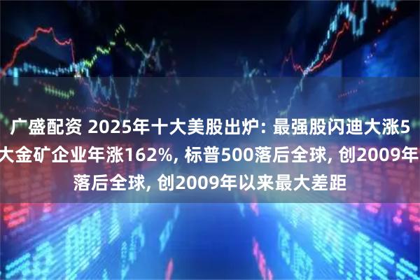 广盛配资 2025年十大美股出炉: 最强股闪迪大涨577%, 全球最大金矿企业年涨162%, 标普500落后全球, 创2009年以来最大差距